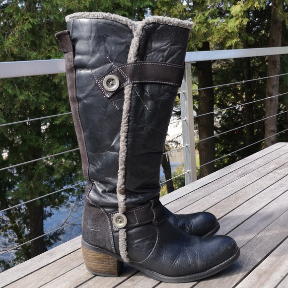 Bos & Co tall leather boots - Picture 2 of 16